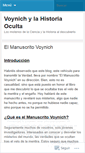 Mobile Screenshot of manuscritovoynich.wordpress.com