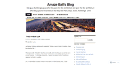 Desktop Screenshot of amazeballs.wordpress.com