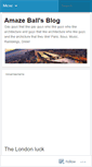 Mobile Screenshot of amazeballs.wordpress.com