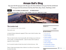 Tablet Screenshot of amazeballs.wordpress.com