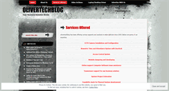 Desktop Screenshot of olivertechblog.wordpress.com