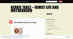 Desktop Screenshot of kerrietakle.wordpress.com