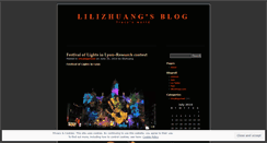 Desktop Screenshot of lilizhuang.wordpress.com