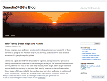 Tablet Screenshot of dunedin34698.wordpress.com