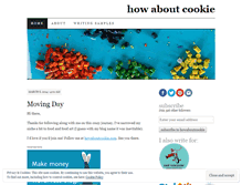 Tablet Screenshot of howaboutcookie.wordpress.com