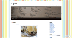 Desktop Screenshot of 11graus.wordpress.com