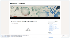 Desktop Screenshot of mumfordandsonsfans.wordpress.com