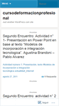 Mobile Screenshot of cursodeformacionprofesional.wordpress.com