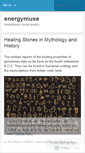 Mobile Screenshot of energymuse.wordpress.com