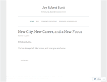 Tablet Screenshot of jayrobertscott.wordpress.com