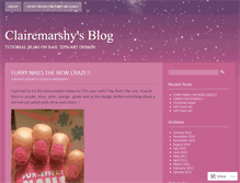 Tablet Screenshot of clairemarshy.wordpress.com