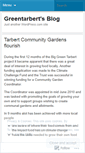 Mobile Screenshot of greentarbert.wordpress.com