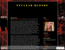 Tablet Screenshot of nuclearblonde.wordpress.com