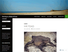 Tablet Screenshot of dancingonabladeofgrass.wordpress.com