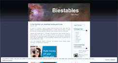 Desktop Screenshot of biestables.wordpress.com