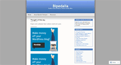 Desktop Screenshot of bipedalia.wordpress.com