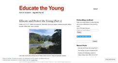 Desktop Screenshot of educatetheyoung.wordpress.com