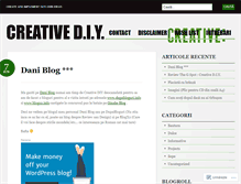 Tablet Screenshot of creativediy.wordpress.com