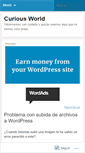Mobile Screenshot of curiousworld.wordpress.com