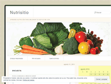 Tablet Screenshot of nutrisitio.wordpress.com