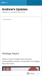 Mobile Screenshot of andrewsupdates.wordpress.com