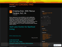 Tablet Screenshot of marcuscordero.wordpress.com
