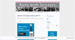 Desktop Screenshot of esthersfabrics.wordpress.com