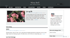 Desktop Screenshot of ninabell.wordpress.com