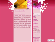 Tablet Screenshot of amanda91792.wordpress.com