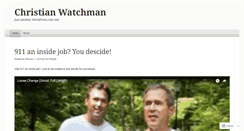 Desktop Screenshot of christianwatchman.wordpress.com