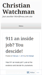 Mobile Screenshot of christianwatchman.wordpress.com