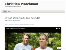 Tablet Screenshot of christianwatchman.wordpress.com