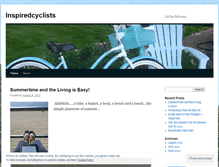 Tablet Screenshot of inspiredcyclist.wordpress.com