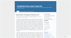 Desktop Screenshot of constitutionpartylamarga.wordpress.com