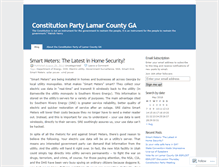 Tablet Screenshot of constitutionpartylamarga.wordpress.com