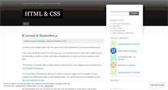 Desktop Screenshot of htmlclass.wordpress.com