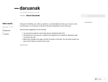 Tablet Screenshot of daruanak.wordpress.com