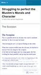 Mobile Screenshot of muslimcharacter.wordpress.com