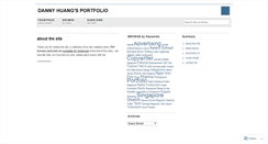 Desktop Screenshot of dannyhuang.wordpress.com
