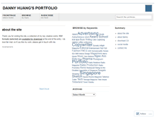 Tablet Screenshot of dannyhuang.wordpress.com