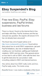 Mobile Screenshot of ebaysuspended.wordpress.com