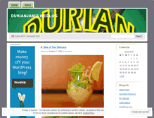 Tablet Screenshot of durianjam.wordpress.com