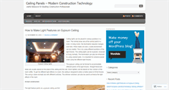 Desktop Screenshot of ceilingpanels.wordpress.com