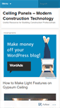 Mobile Screenshot of ceilingpanels.wordpress.com