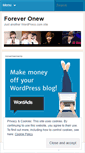 Mobile Screenshot of foreveronew.wordpress.com