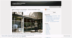 Desktop Screenshot of oregonculinaryinstitute.wordpress.com
