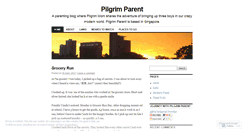 Desktop Screenshot of pilgrimparent.wordpress.com