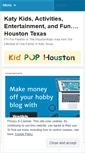 Mobile Screenshot of kidskatyfamilypop.wordpress.com