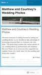 Mobile Screenshot of mattcourtwedding.wordpress.com