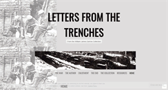 Desktop Screenshot of lettersfromthetrenches.wordpress.com